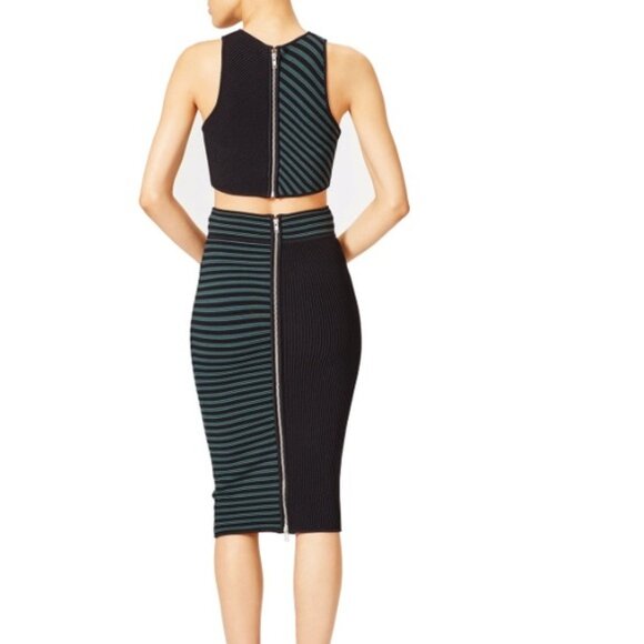 The Ronny Kobo Green Megan Sheath Dress - XS - Picture 2 of 8